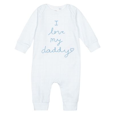 bluezoo Baby boys' 'I Love My Daddy' sleep suit
